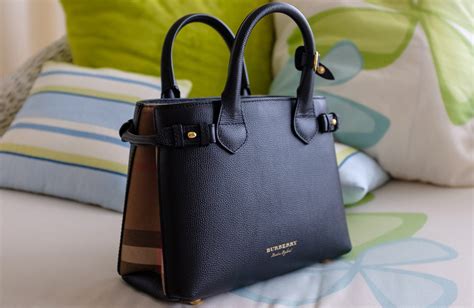 small banner leather tote burberry|burberry banner tote ladies handbags.